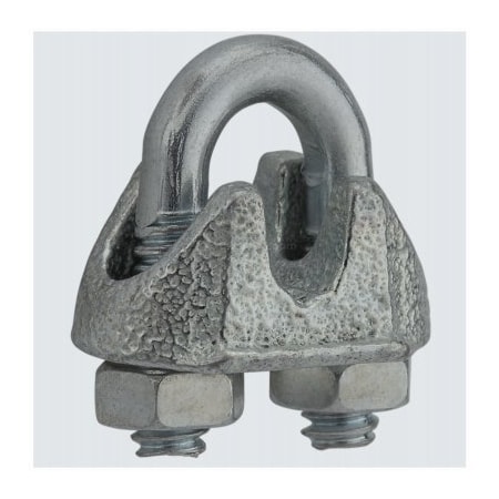 National Hardware Cable Clamp, Zinc, 1/8 in Bundle Dia., 7/8 in L N889-013